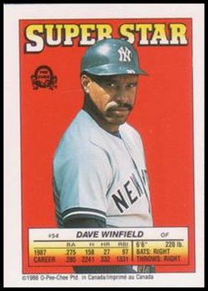 54 Dave Winfield